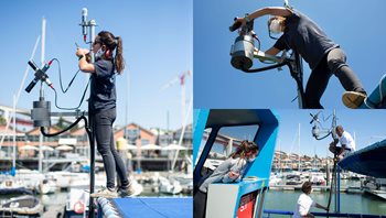 Installing the So-Rad radiometers on the Lisboat ferry